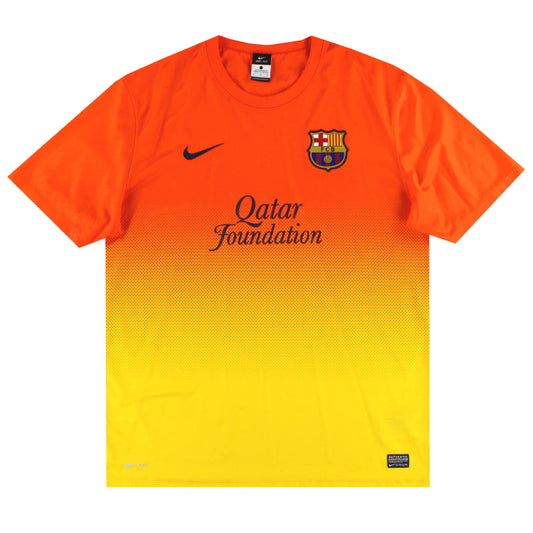 2012-13 Barcelona Nike Basic Away Shirt L