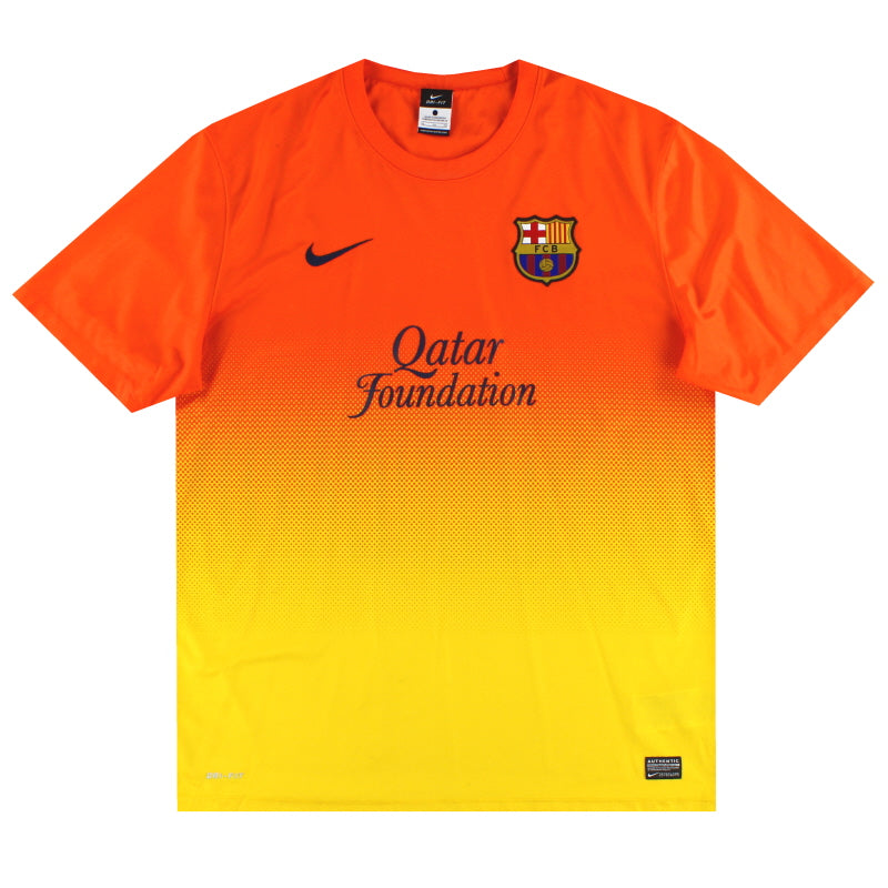 2012-13 Barcelona Nike Basic Away Shirt L
