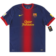 2012-13 Barcelona Nike Heimtrikot *m/Etikett* XS.Jungen