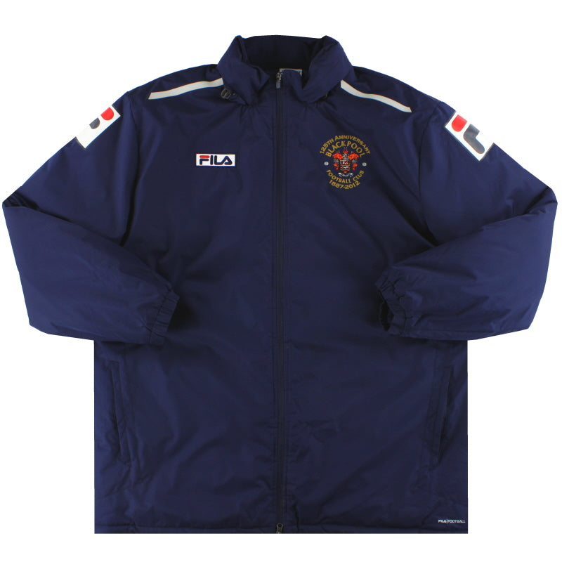 2012-13 Blackpool Fila '125. Jubiläum' Gepolsterter Trainerparka XXL