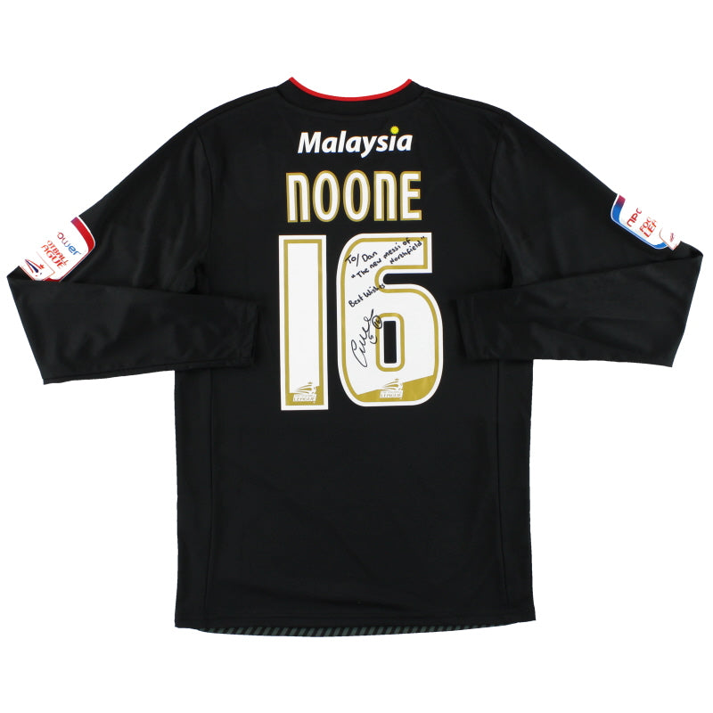 2012-13 Cardiff City Matchworn Third Trikot, signiert, Noone #16, langarm, Größe M