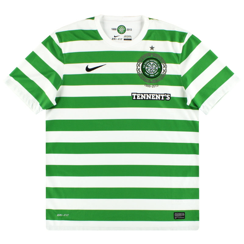 2012-13 Celtic Nike '125th Anniversary' Home Shirt XL