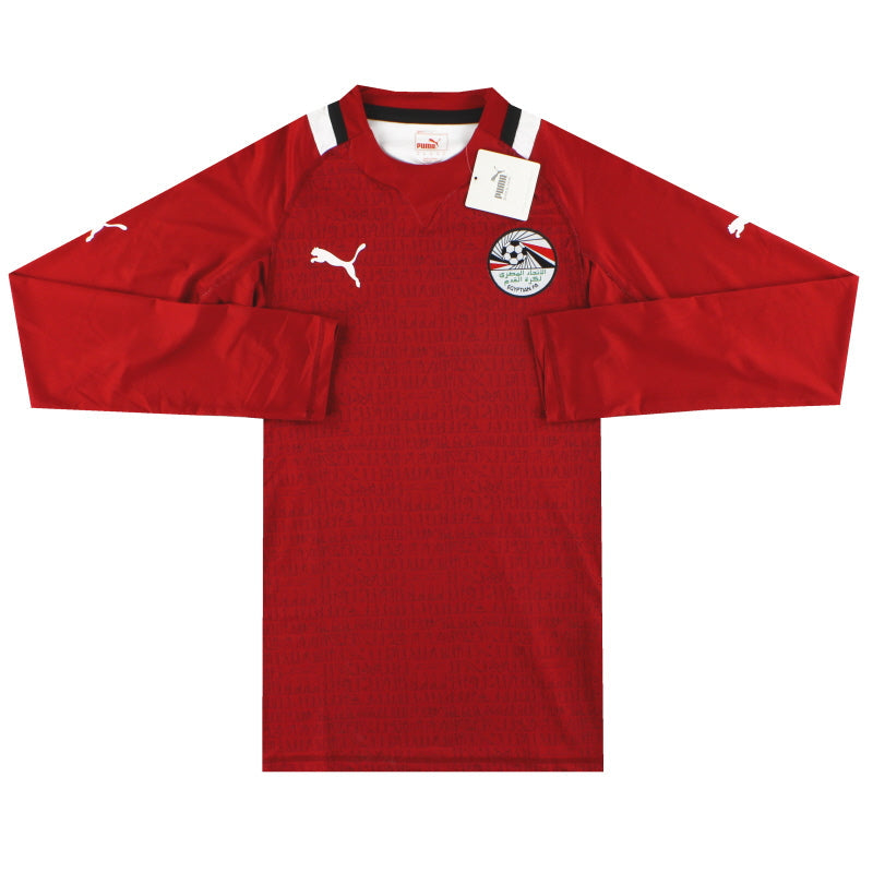 2012-13 Ägypten Puma Spielerversion Heimtrikot Langarm *mit Etikett* M