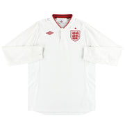 2012-13 England Umbro Heimtrikot Langarm XL