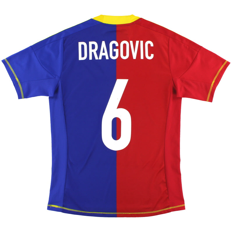 2012-13 FC Basel adidas Heimtrikot Dragovic #6 Y