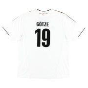 2012-13 Deutschland Heimtrikot Götze #19 XL