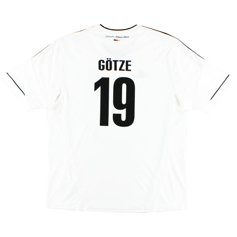 2012-13 Deutschland Heimtrikot Götze #19 XL