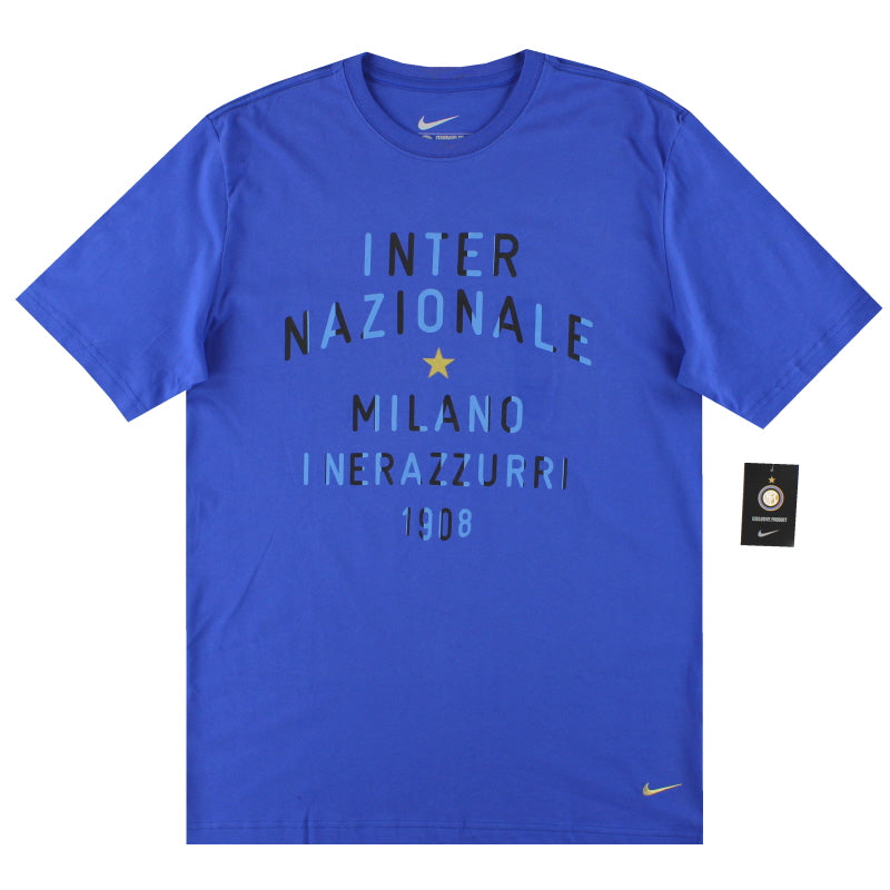 2012-13 Inter Mailand Nike Grafik-T-Shirt *Neu mit Etikett* S