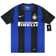 2012-13 Inter Mailand Nike Heimtrikot *mit Etikett* XS.Jungen