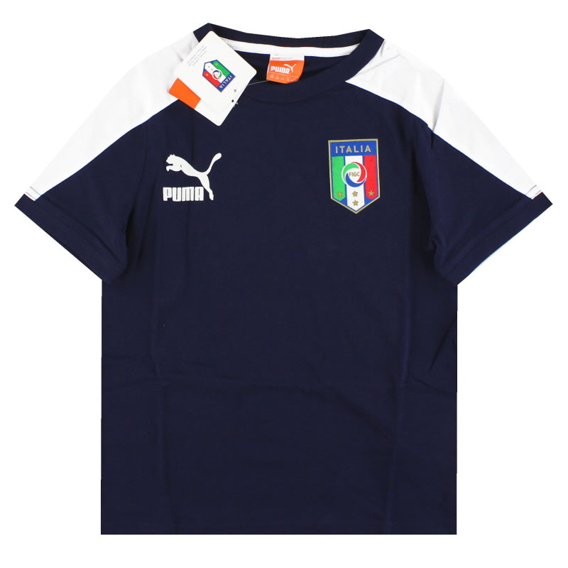 2012-13 Italien Puma Crew Tee *NEU MIT ETIKETT* Jungen M