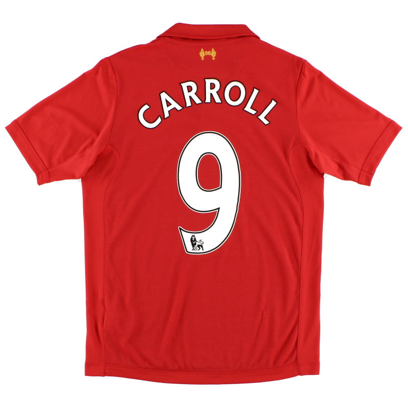2012-13 Liverpool Warrior Heimtrikot Carroll #9 S