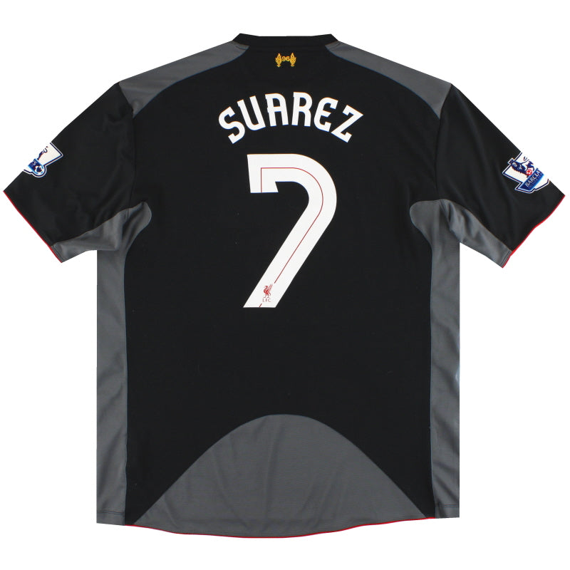 2012-13 Liverpool Warrior Auswärtstrikot Suarez #7 XXL