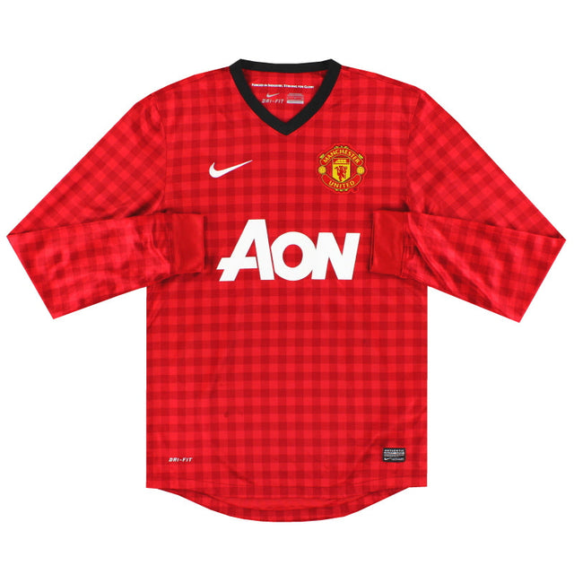 2012-13 Manchester United Home Shirt L/S *Mint* XXL