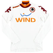 2012-13 Roma Kappa Player Issue Auswärtstrikot L/S *Neuwertig* XL