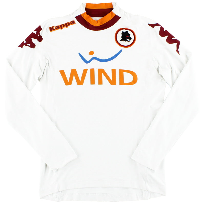 2012-13 Roma Kappa Player Issue Auswärtstrikot L/S *Neuwertig* XL