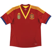 2012-13 Spanien adidas Heimtrikot S