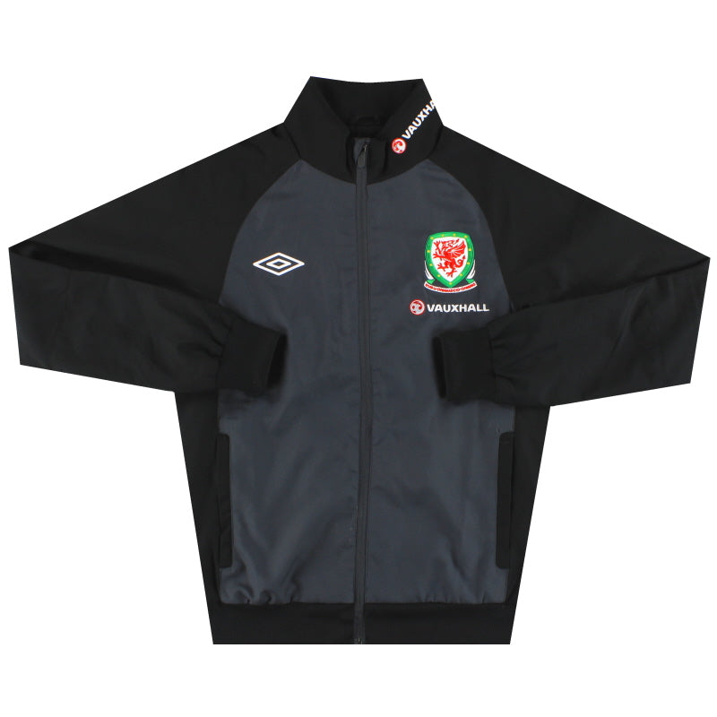 2012-13 Wales Umbro Trainingsjacke mit durchgehendem Reißverschluss S