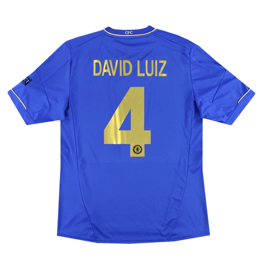 2012-13 Chelsea adidas Heimtrikot David Luiz #4 *Neuwertig* L