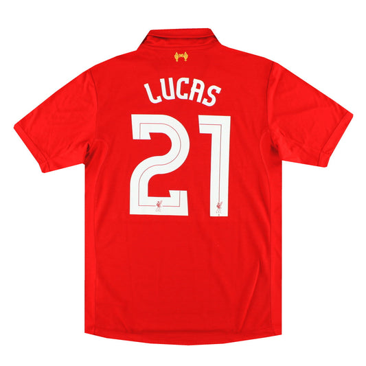 2012-13 Liverpool Warrior Home Shirt Lucas #21 *w/tags* L