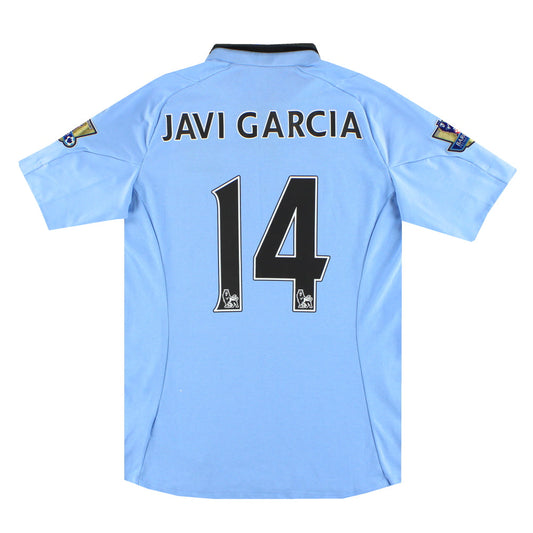 2012-13 Manchester City Umbro Home Shirt Javi Garcia #14 M