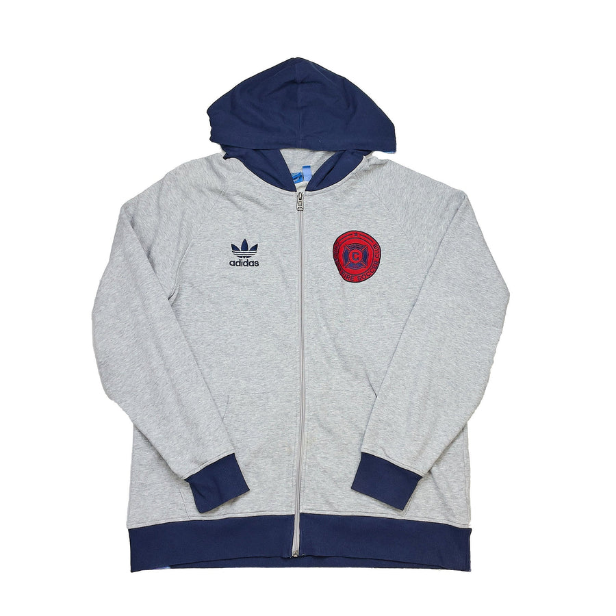 2012 Chicago Fire Adidas Originals Kapuzenpullover (XL)
