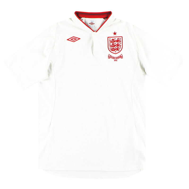 2012 England Umbro 'Polen/Ukraine' Heimtrikot XXL