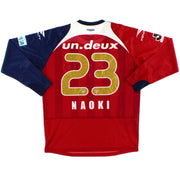 2012 Fagiano Okayama Player Issue Heimtrikot Naoki #23 Langarm XL