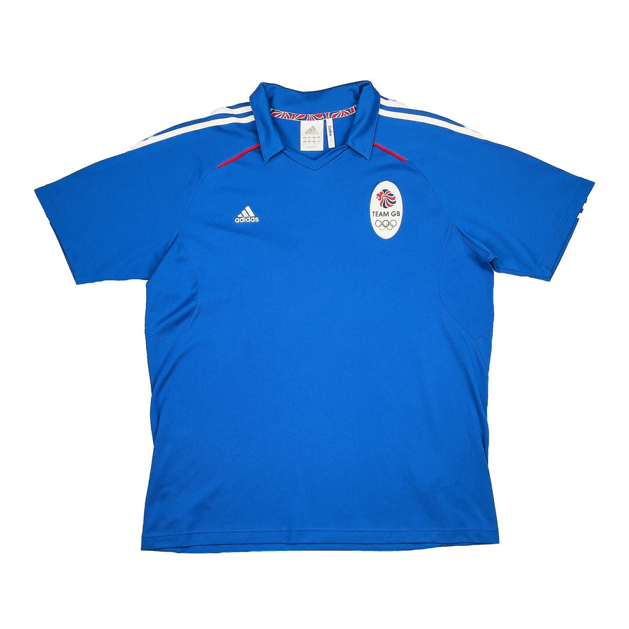 2012 Großbritannien Adidas Olympia-Trainingspolo (XL)