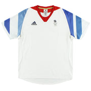 2012 Team GB adidas Olympia-Trainingsshirt Spieler-Edition M