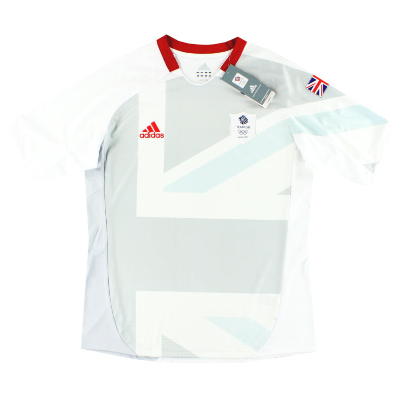2012 Team GB adidas Olympia Damen Auswärtstrikot *mit Etiketten* M