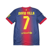 2012/13 Barcelona David Villa #7 Heimtrikot (S) Nike