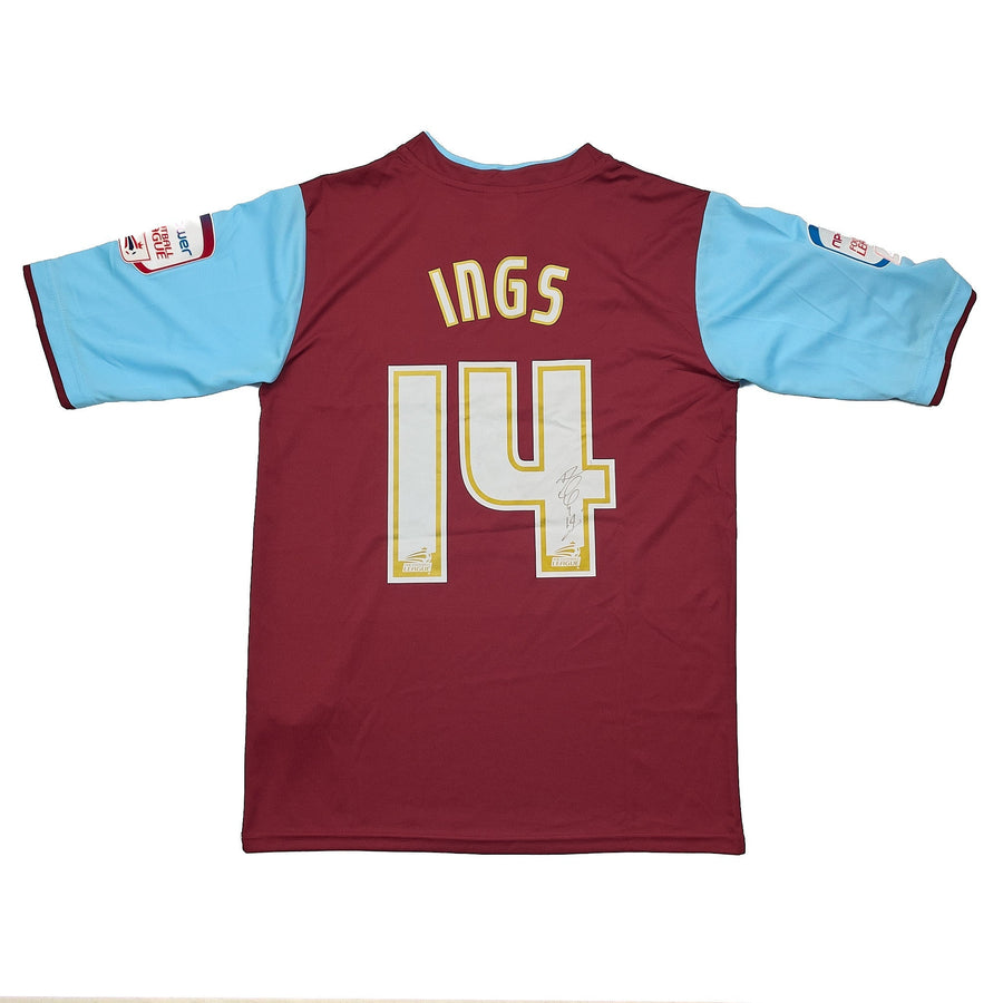 2012/13 Burnley Ings #14 *Spielvorbereitet + Unterschrieben* Heimtrikot (M) Puma