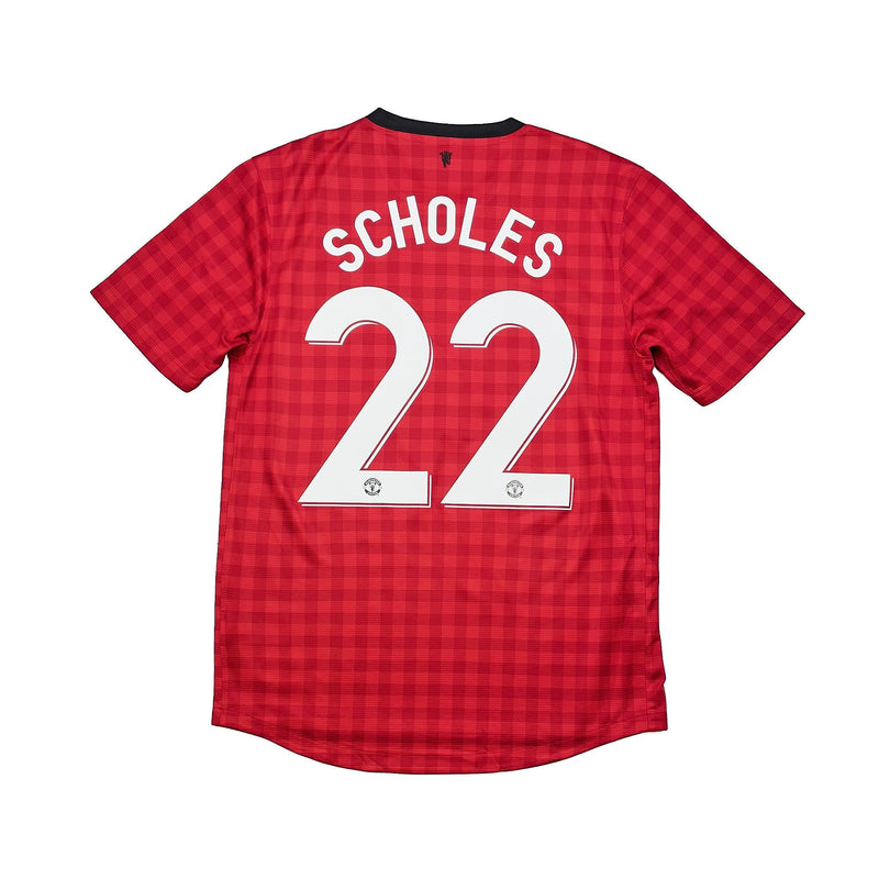 2012/13 Manchester United Scholes #22 Home Shirt (M) Nike