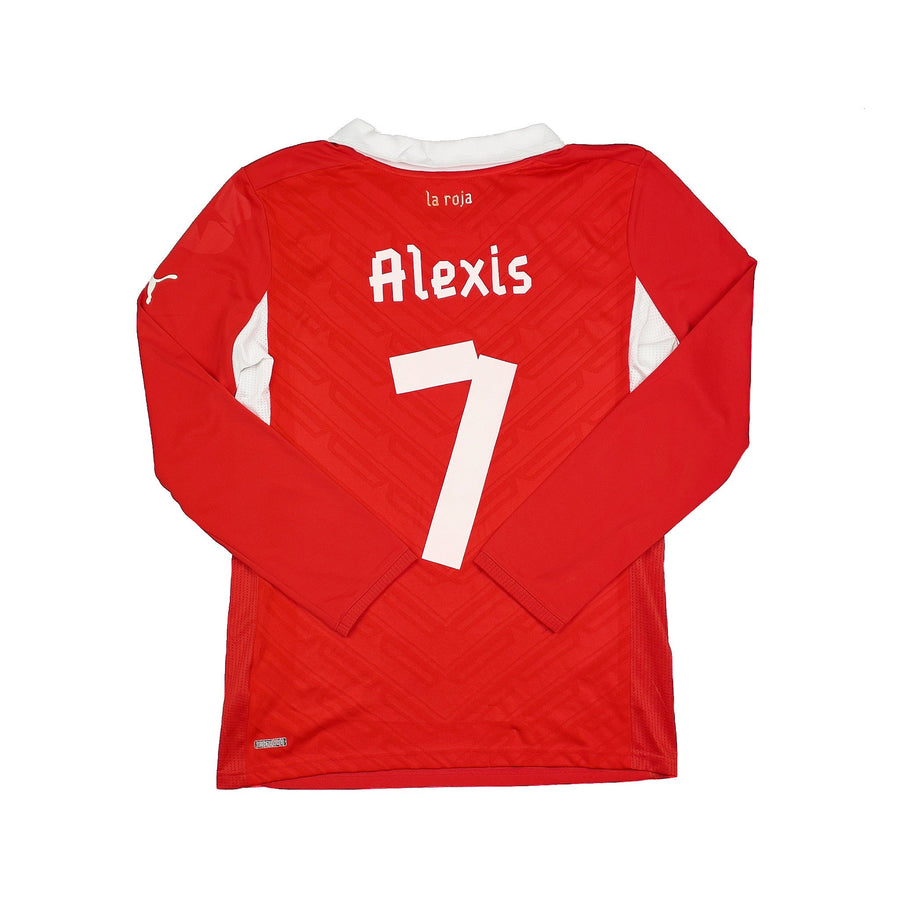 2012/14 Chile Alexis #7 *Player Issue* Langarm Heimtrikot (M) Puma