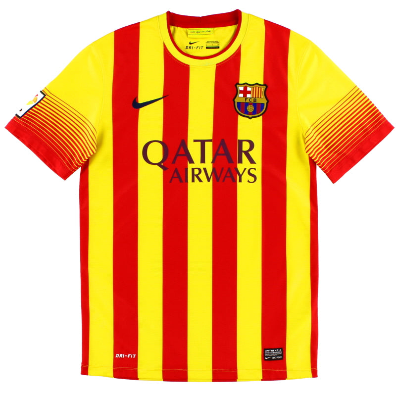 2013-14 Barcelona Nike Auswärtstrikot *Neuwertig* M