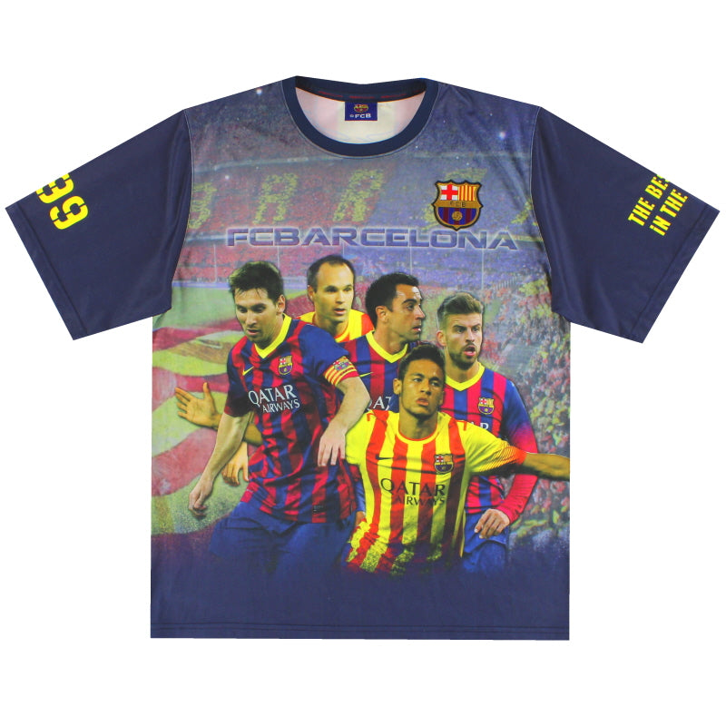 2013-14 Barcelona Grafik-T-Shirt L