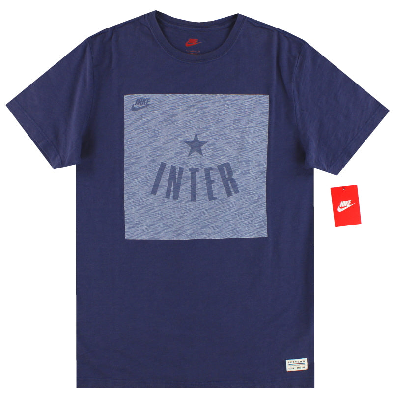 2013-14 Inter Mailand Nike Grafik-T-Shirt *mit Etikett* L