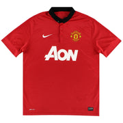2013-14 Manchester United Nike Heimtrikot XL