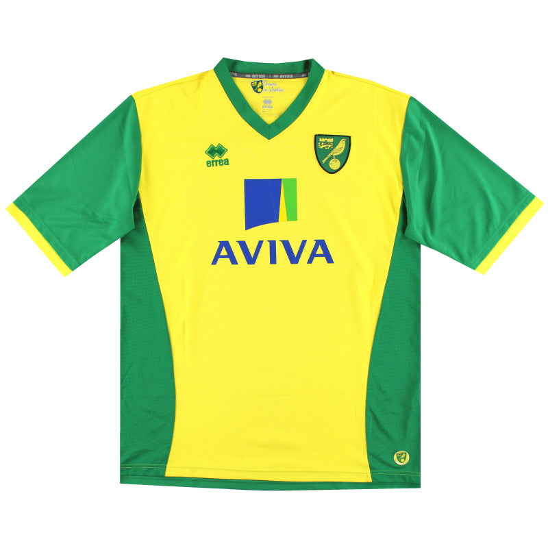 2013-14 Norwich Errea Heimtrikot 4XL