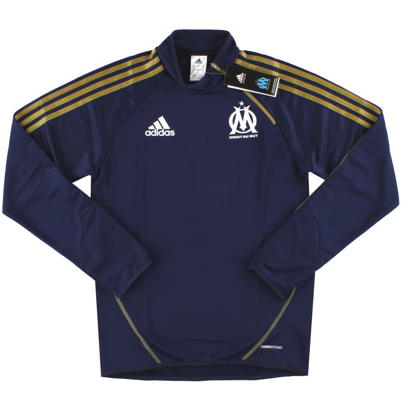 2013-14 Olympique Marseille adidas Technical Training Top *m. Etiketten* XS