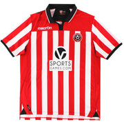 2013-14 Sheffield United Macron Heimtrikot L