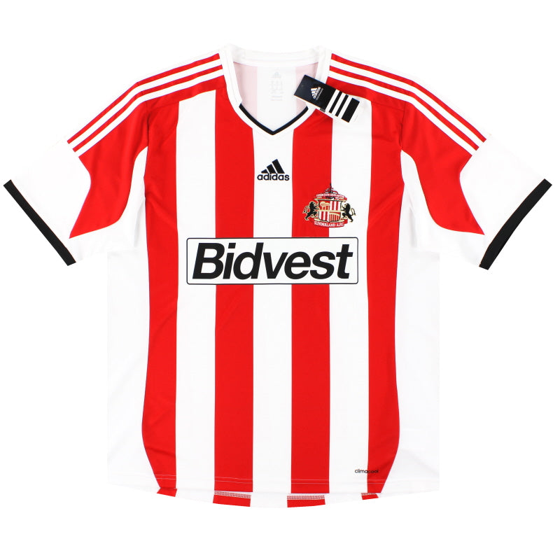 2013-14 Sunderland adidas Heimtrikot *m/Etiketten* XL