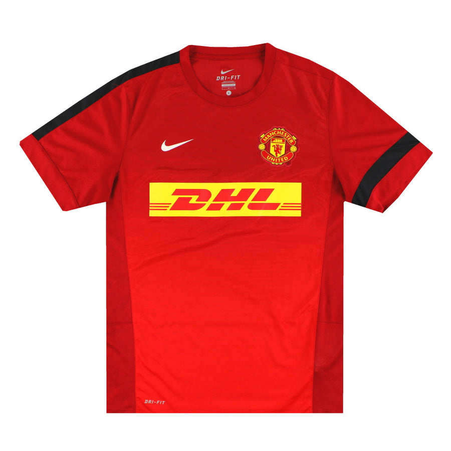 2013-14 Manchester United Nike Trainingsshirt L