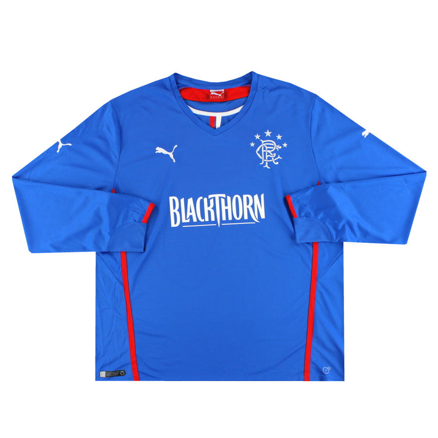 2013-14 Rangers Puma Heimtrikot L/S XXXL