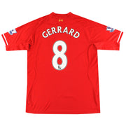 2013-14 Liverpool Warrior Home Shirt Gerrard #8 *Mint* XXXL