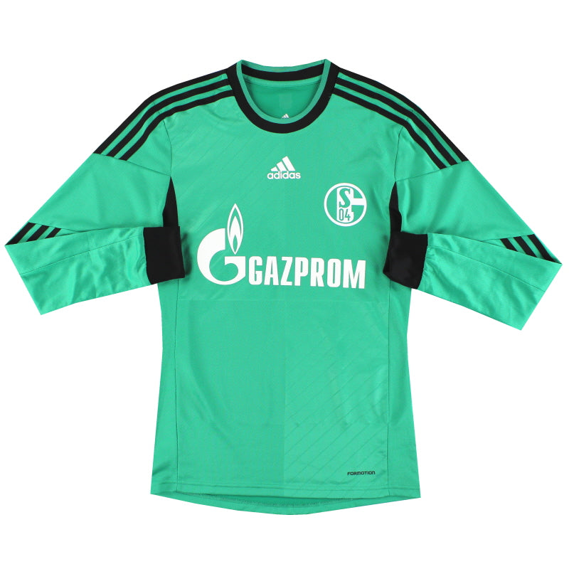 2013-15 Schalke adidas Spielertrikot Drittes Langarm *Neuwertig* S