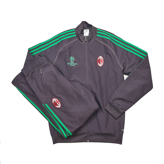 2013 AC Milan C/L Full Tracksuit (S) Adidas