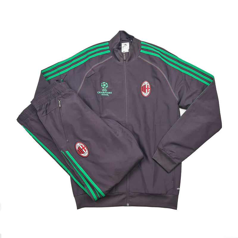 2013 AC Milan C/L Full Tracksuit (S) Adidas