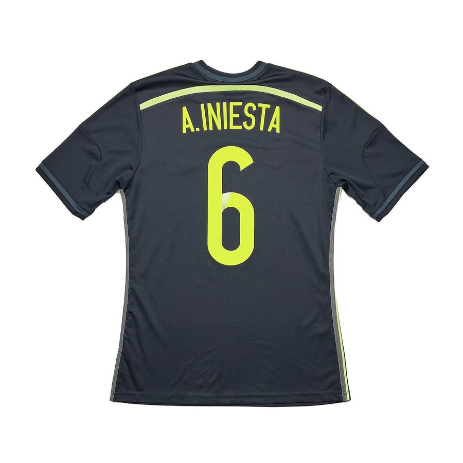 2013/15 Spanien A.Iniesta #6 Auswärtstrikot (S) Adidas