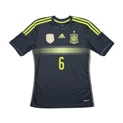 2013/15 Spanien A.Iniesta #6 Auswärtstrikot (S) Adidas